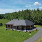 Maison ossature bois de plain-pied réalisée à Égletons en Corrèze